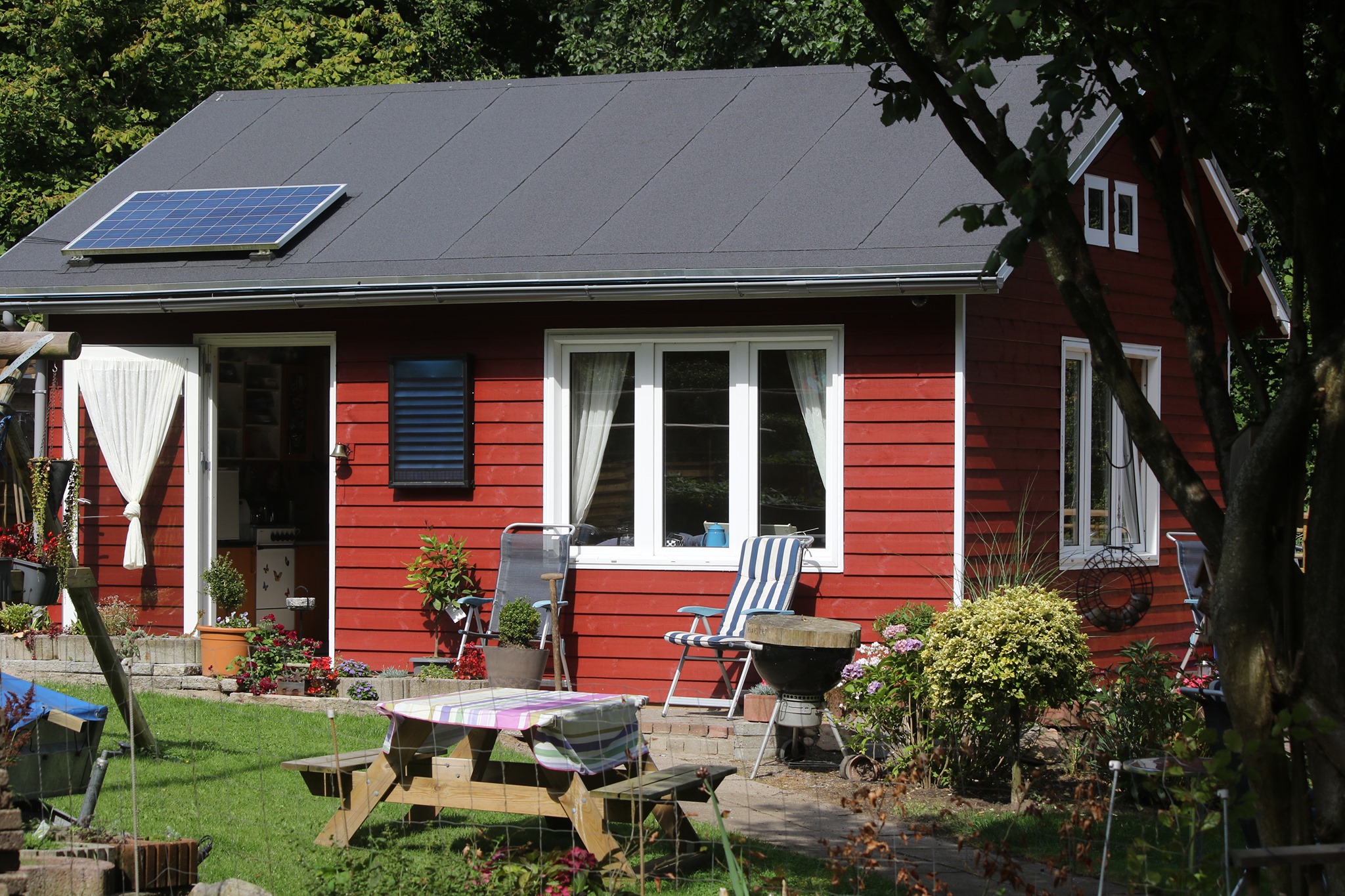 Familie Nissens baghave i Padborg