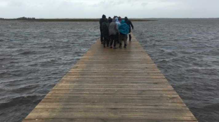 Hindø Rundt - Lavbroen i stormvejr