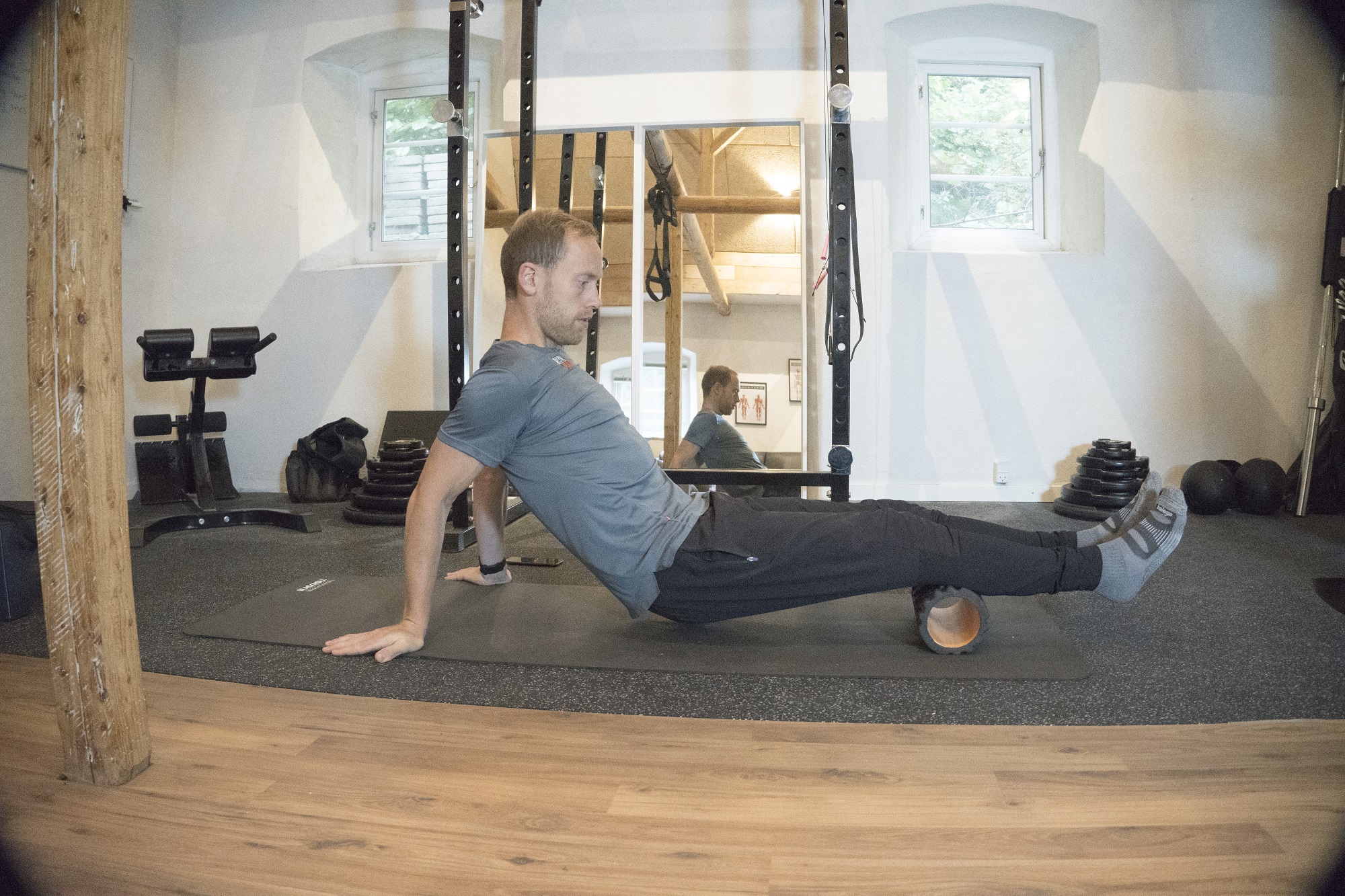 Foamrolling på læg 2